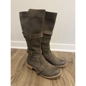 Anthropologie Fortress Of Inca Delray Knee High Nubuck Boho Riding Boots Size 8